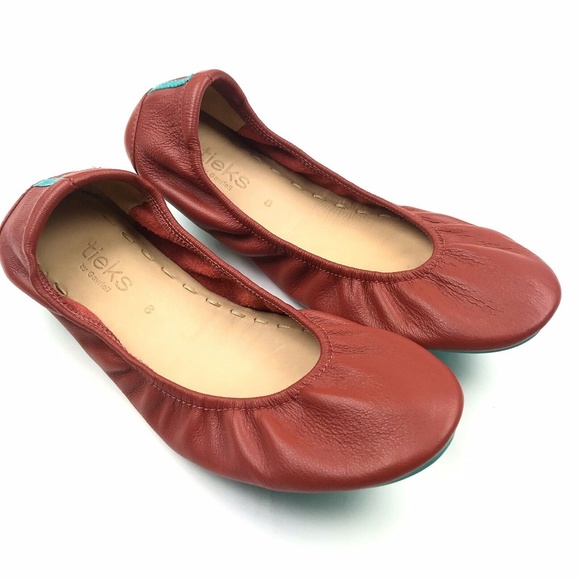 Tieks by Gavrieli Cardinal Red Ballet Flats 8 - Picture 2 of 8